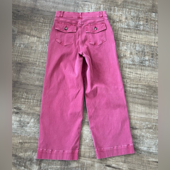Spanx Stretch Cropped Pant- Wild Rose size medium - Picture 6 of 7